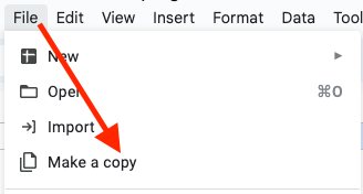 click file, make a copy